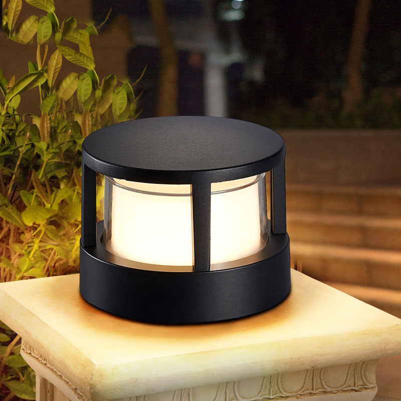 Industrial-Grade Waterproof Aluminum Cylinder LED Outdoor Landscape Light for Lawn and Garden