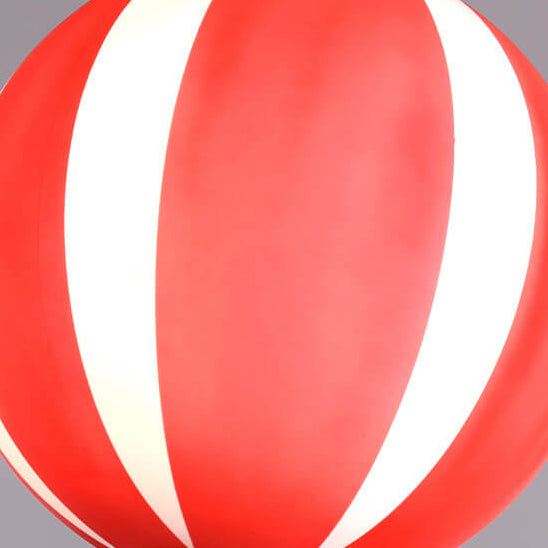 Scandinavian Modern 1-Light Hot Air Balloon Pendant Light, Iron & Acrylic