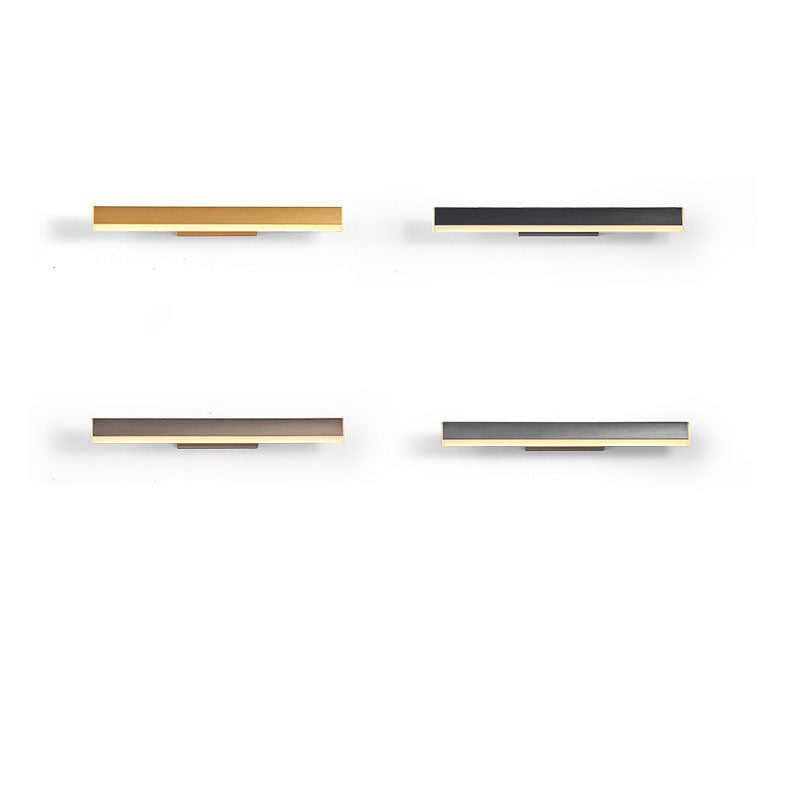 Sleek Rectangular LED Vanity Light Strip for Mirror – Minimalist Front Wall Sconce