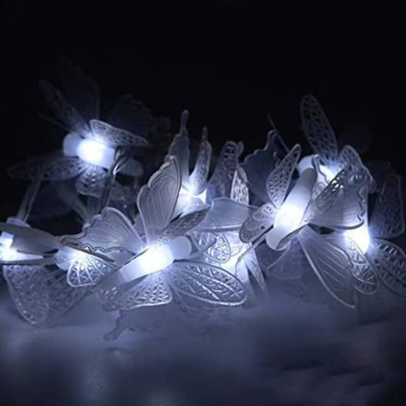 Chic Modern Butterfly LED String Lights for Outdoor Patio & Garden