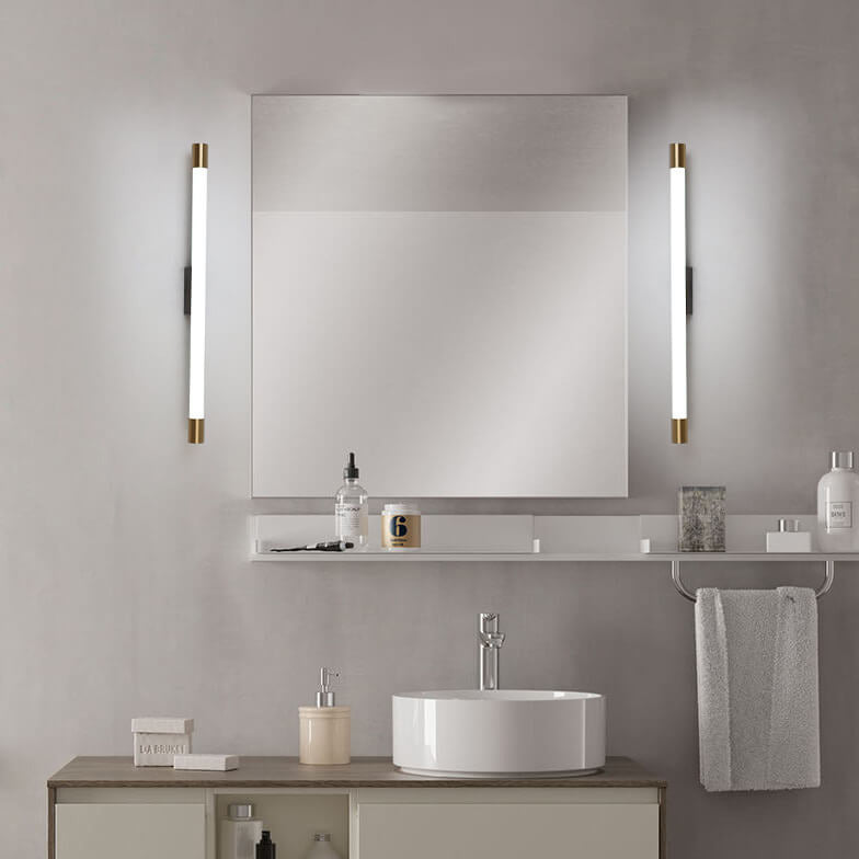 Sleek Modern Minimalist Vanity Wall Sconce — Slim Tube PC LED Lamp