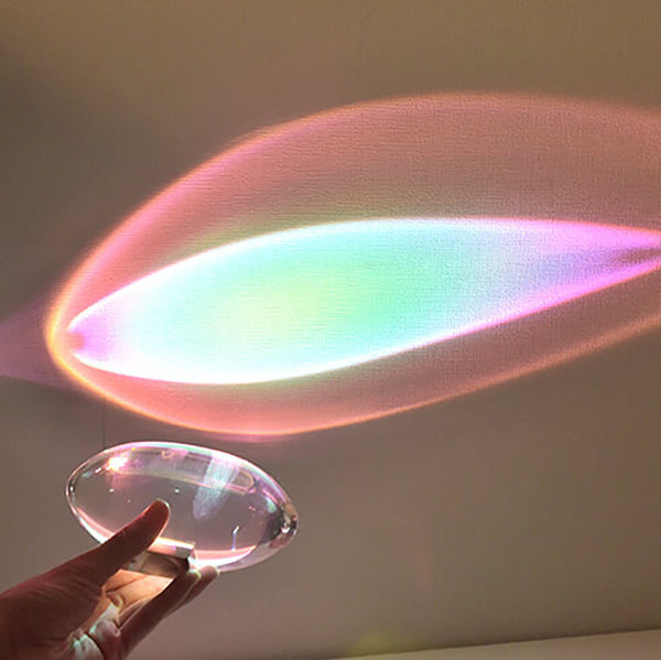 Creative Crystal Projection LED Table Lamp with Angel Eye Design