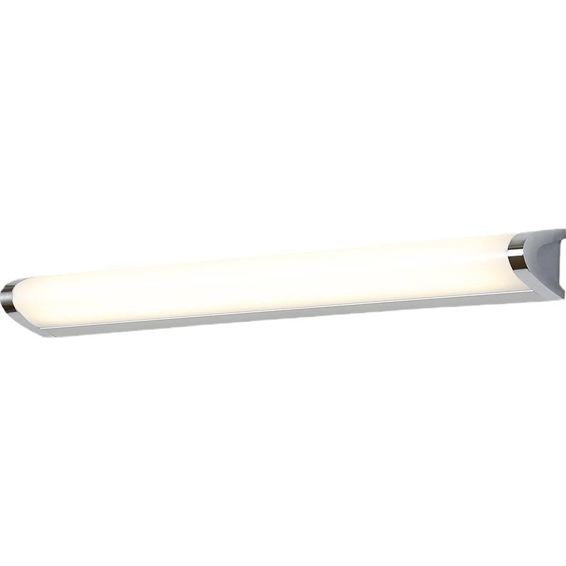 European Minimalist V-Shaped Aluminum Vanity Light with LED — Mirror-Front Wall Sconce