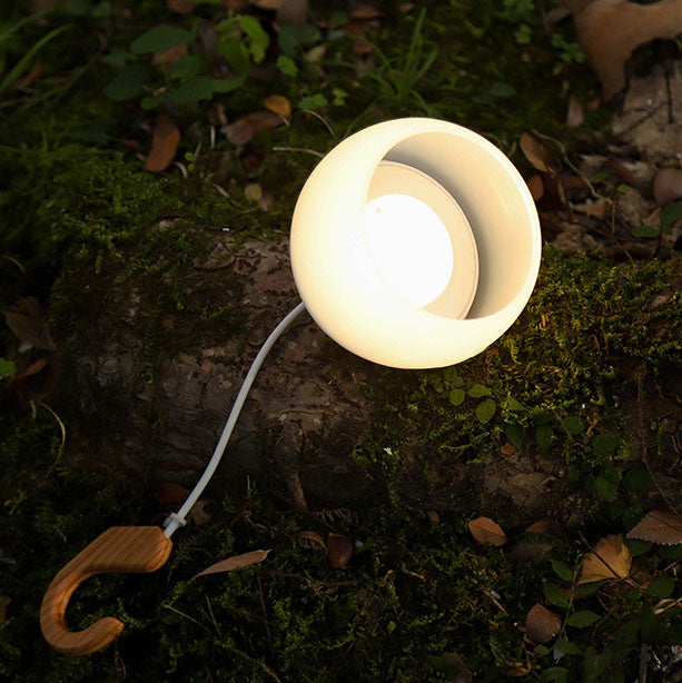 Sleek Modern USB-Rechargeable LED Tent Light for Outdoor Camping — Hangable & Minimalist