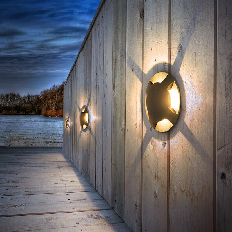 Modern Minimalist Waterproof LED In-Ground Landscape Light for Outdoor Spaces