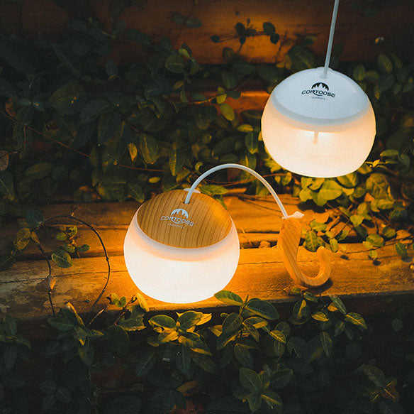 Sleek Modern USB-Rechargeable LED Tent Light for Outdoor Camping — Hangable & Minimalist