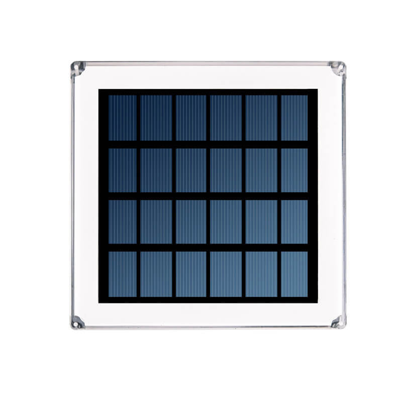 Modern Solar Flat-Square Fence Post Light - Waterproof Landscape Lighting