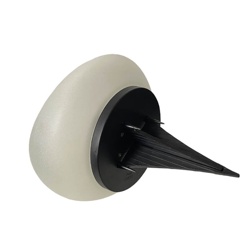 Solar Pebble LED Outdoor Landscape Light with ABS Sandblasted Glass – Durable, Weatherproof Garden Path Lighting