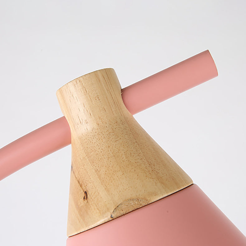 Nordic-Inspired Macaron Cone Shade 1-Light Floor Lamp