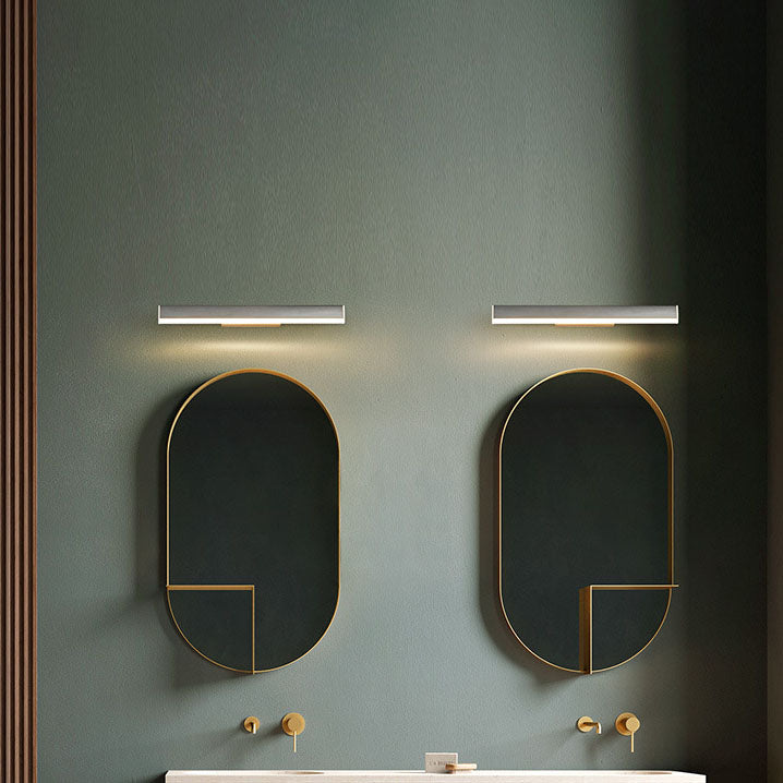 Sleek Rectangular LED Vanity Light Strip for Mirror – Minimalist Front Wall Sconce