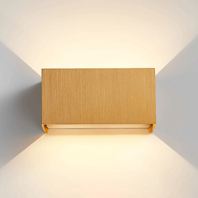 Nordic Minimalist Aluminum LED Reading Wall Sconce - Adjustable Square Beam Lamp