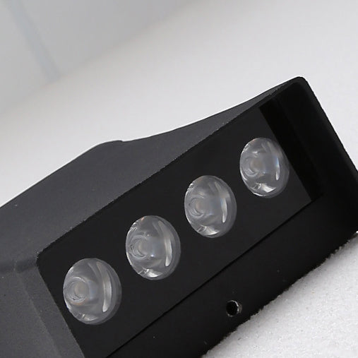 Sleek Modern Outdoor LED Wall Sconce Lamp — Waterproof Square-Column Design