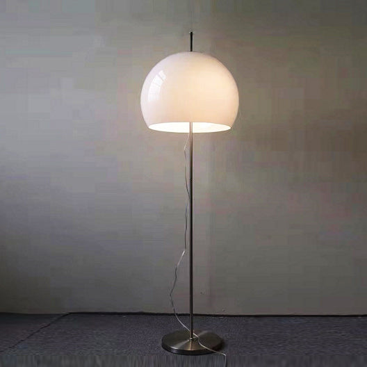 Contemporary Retro Mushroom Glass 2-Light Floor Lamp – Standing Lamp for Living Room