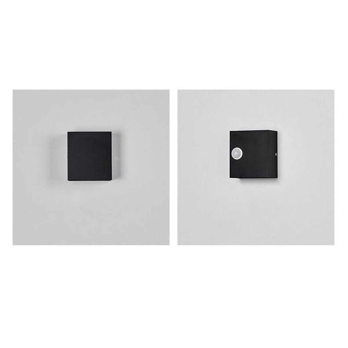 Contemporary Square LED Wall Sconce with Body Sensor – Modern Minimalist Lighting