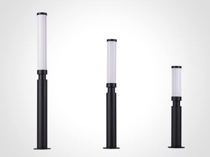 Lipstick-Inspired Modern Acrylic LED Outdoor Floor Lamp – Waterproof, Creative Lawn Lighting