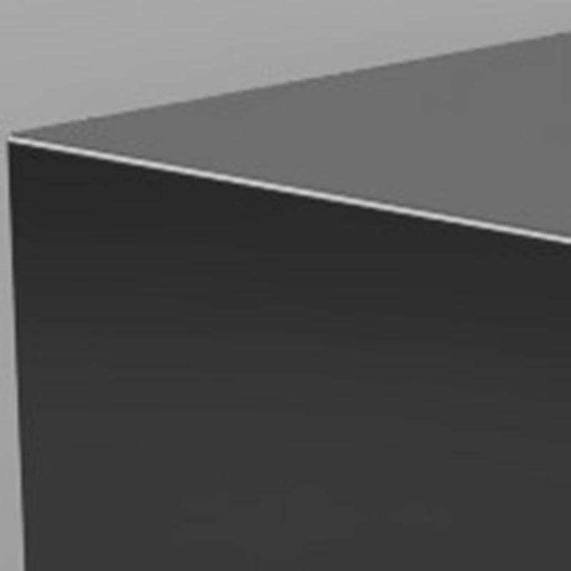 Sleek Modern Minimalist Square Iron Nesting Side Table for Living Room