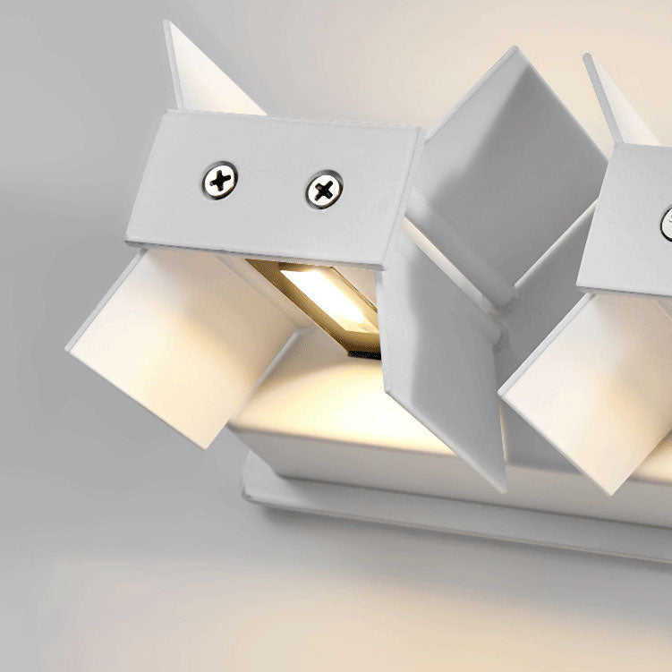Nordic Minimalist Aluminum LED Reading Wall Sconce - Adjustable Square Beam Lamp