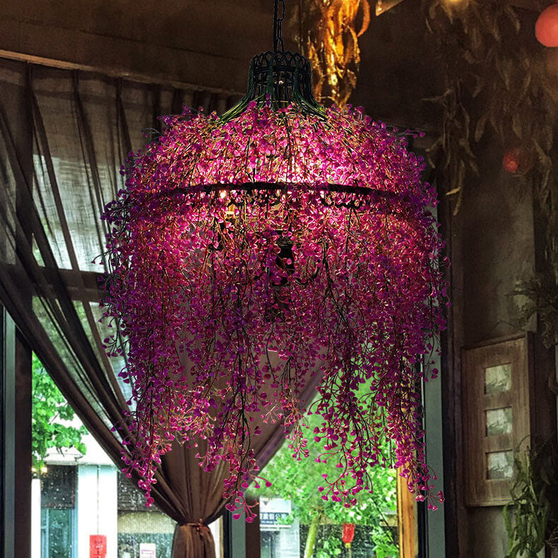 Creative Plant Vine 3-Light Chandelier – Decorative Indoor Lighting Fixture