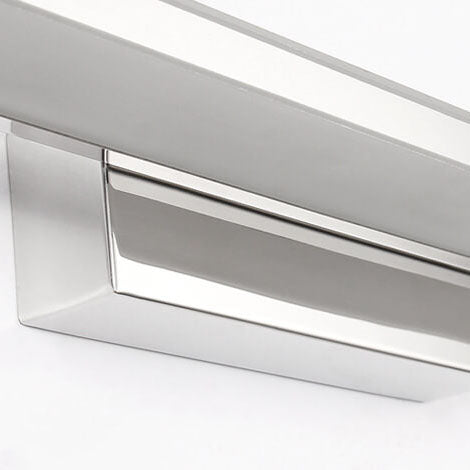 Sleek Modern Minimalist Rectangular Anti-Fog LED Vanity Light Wall Sconce