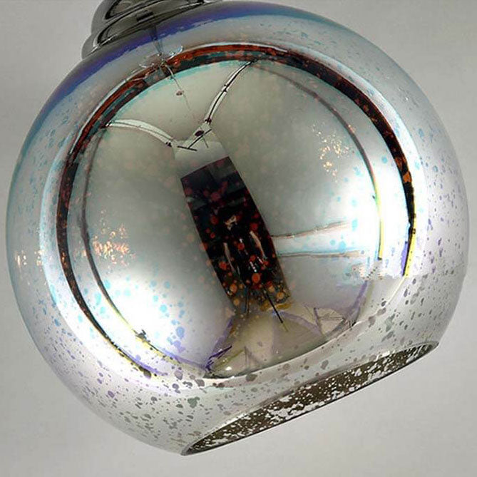 Modern Creative 3D Colorful Fireworks Glass Dome Island Light Chandelier - 2/3-Light