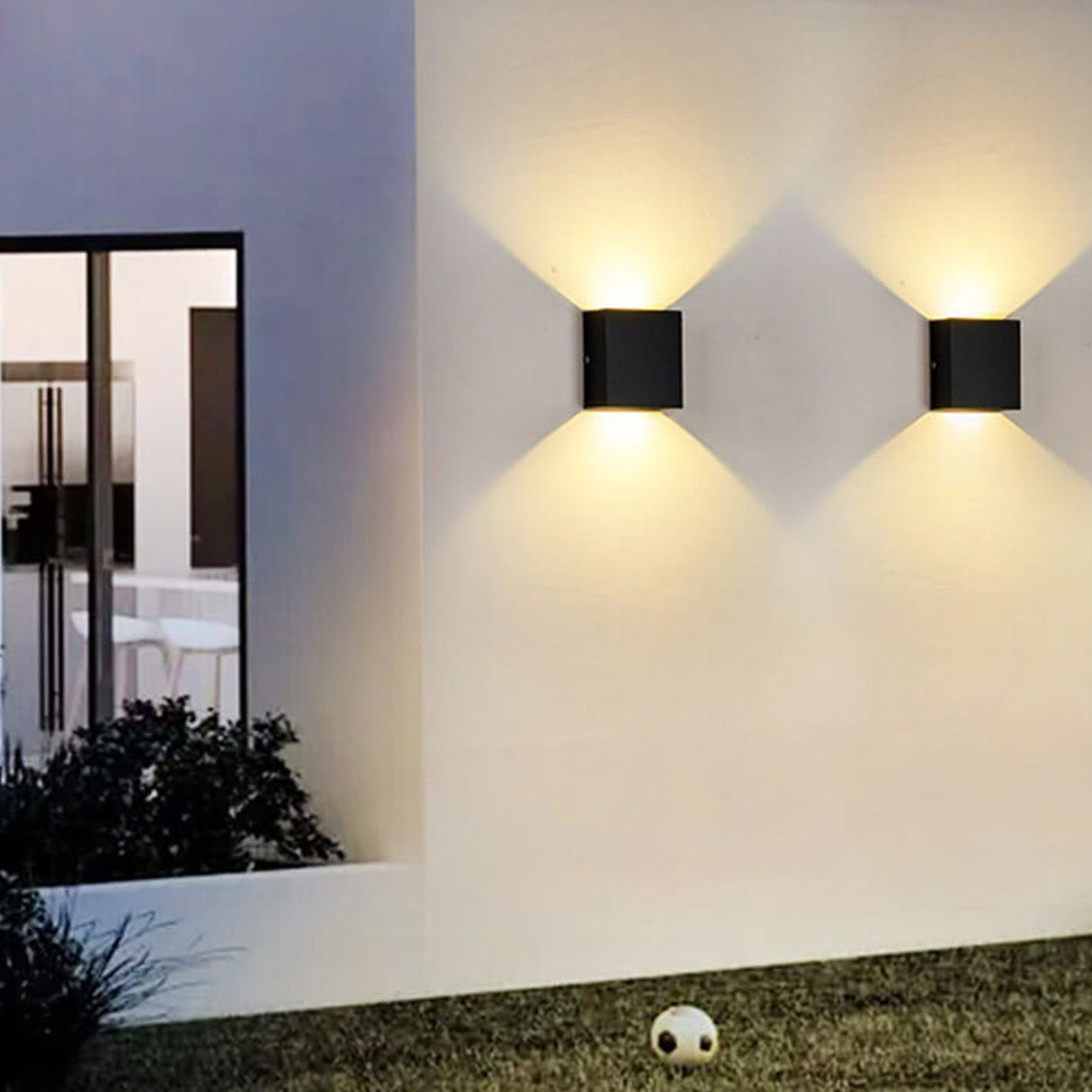Contemporary Square LED Wall Sconce with Body Sensor – Modern Minimalist Lighting