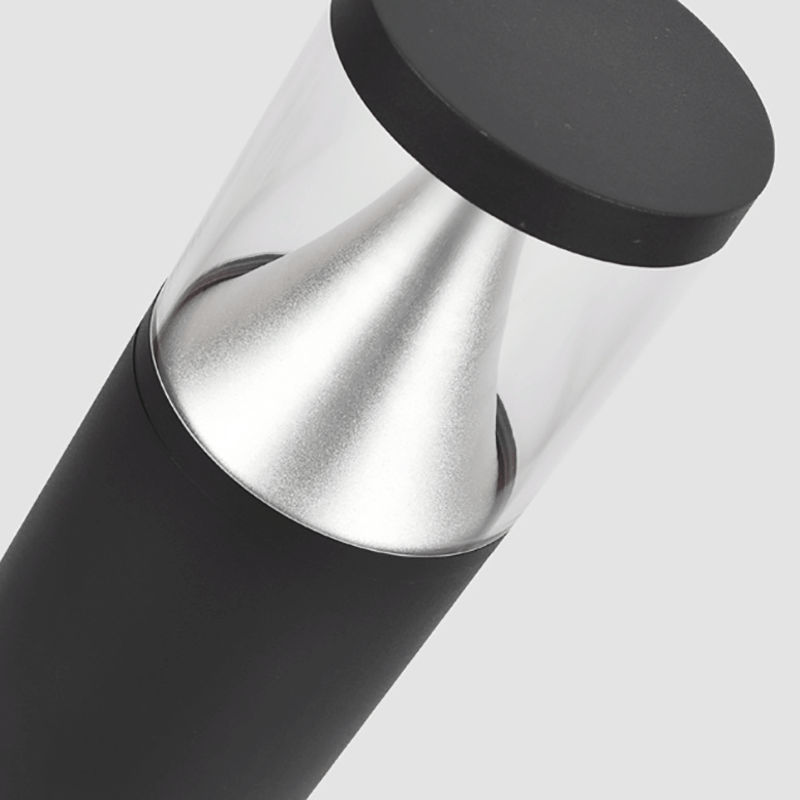 Modern Industrial Aluminum LED Column Garden Light – Waterproof Landscape Lighting for Lawn & Garden