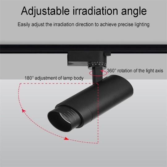 Sleek Modern Minimalist Adjustable Dimmable Spotlight Track Lighting – Tubular LED Flush-Mount, 3/4/5-Light Options for Living Room