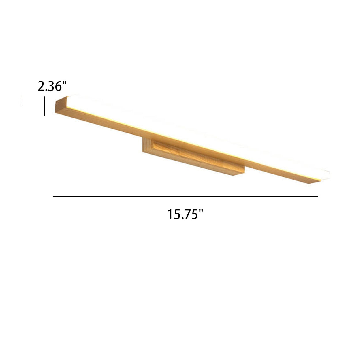 Nordic Minimalist LED Vanity Strip Wall Sconce – Sleek Modern Bath Light