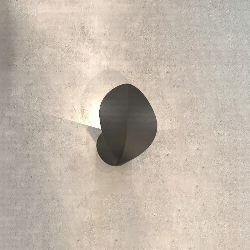 Nordic Contemporary Waterproof Aluminum LED Wall Sconce — Multishape Four-Leaf Clover Elliptical Design for Outdoor Patio
