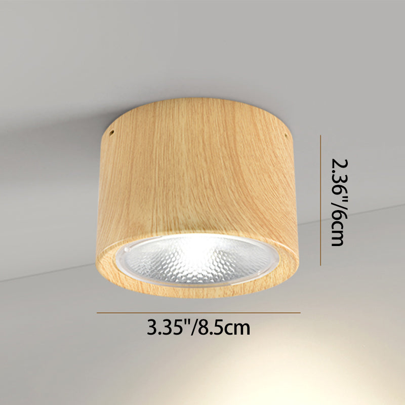 Nordic Cylinder LED Spotlight Flush-Mount Ceiling Light - Sleek Modern Fixture