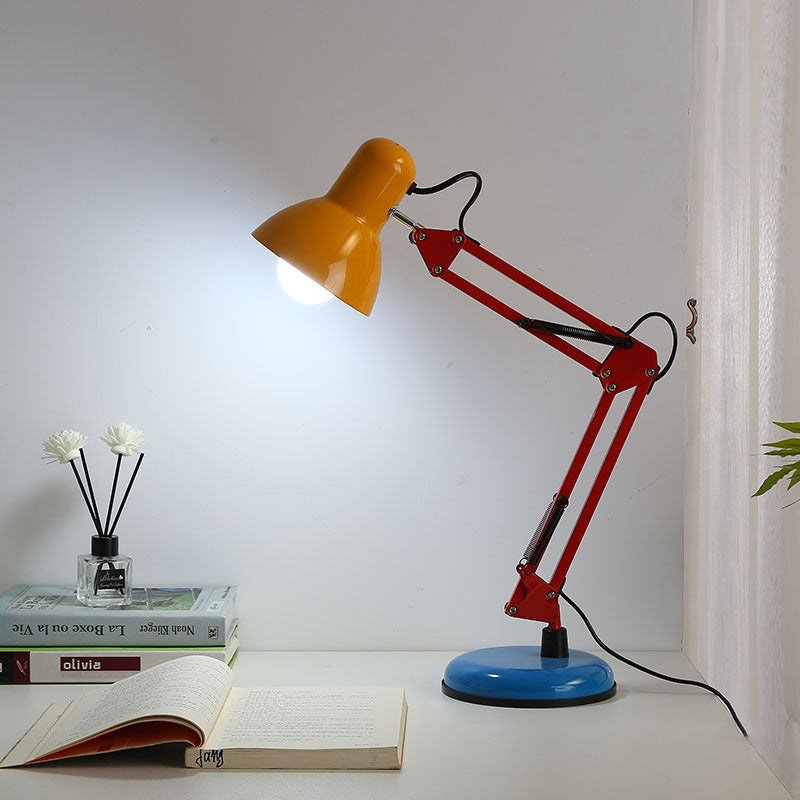 Modern Simplicity Memphis Iron Half-Circle 1-Light Table Lamp – Ideal for the Study