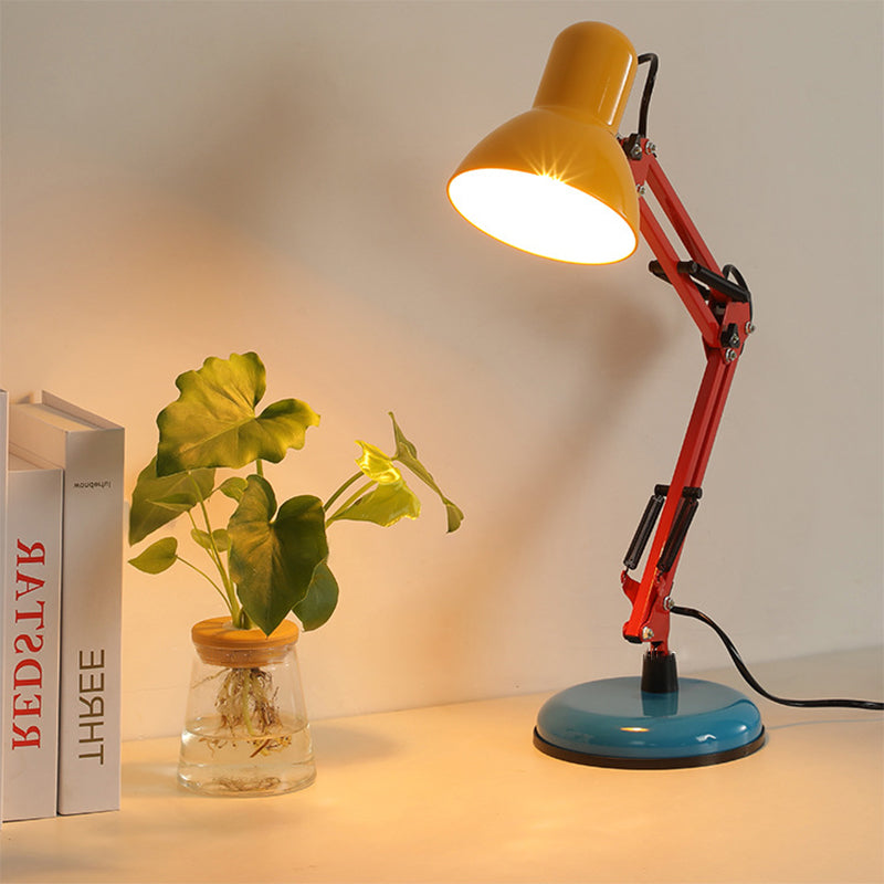 Modern Simplicity Memphis Iron Half-Circle 1-Light Table Lamp – Ideal for the Study