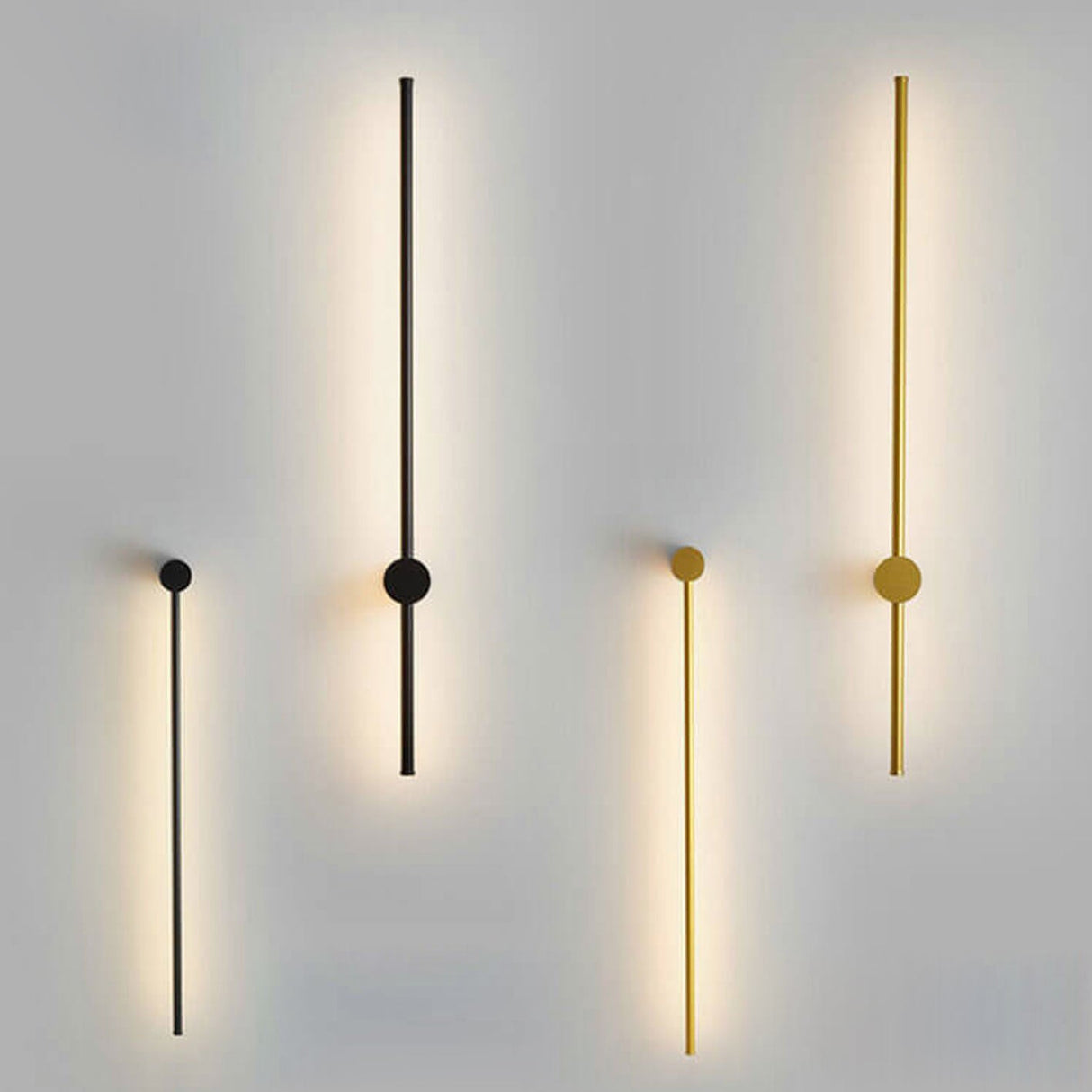 Ultra-Slim Aluminum LED Wall Sconce Lamp - Modern Minimalist Design
