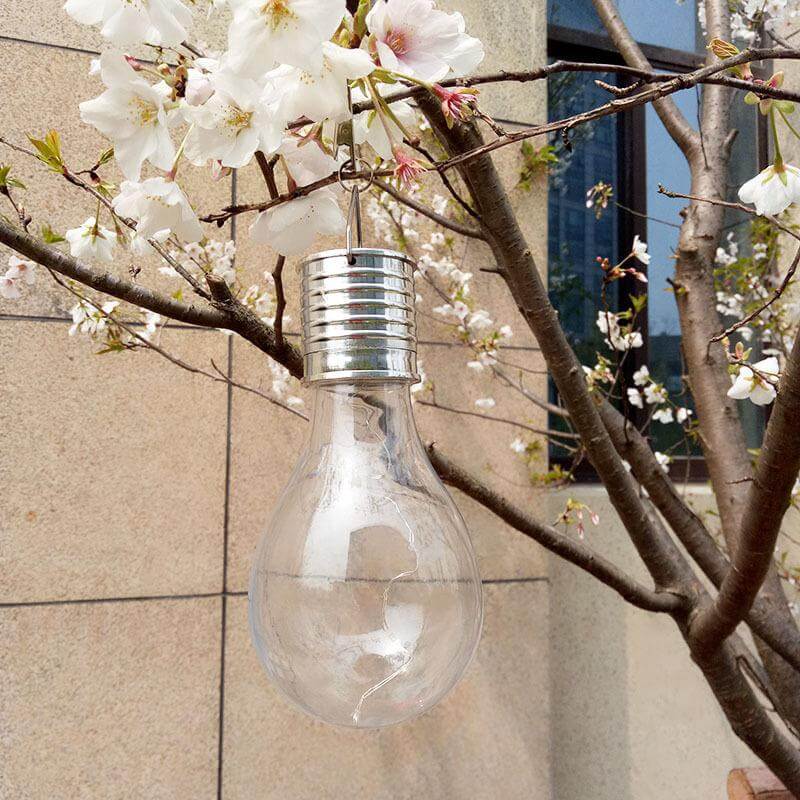 Creative Colorful Plastic Solar LED Outdoor Hanging Lights