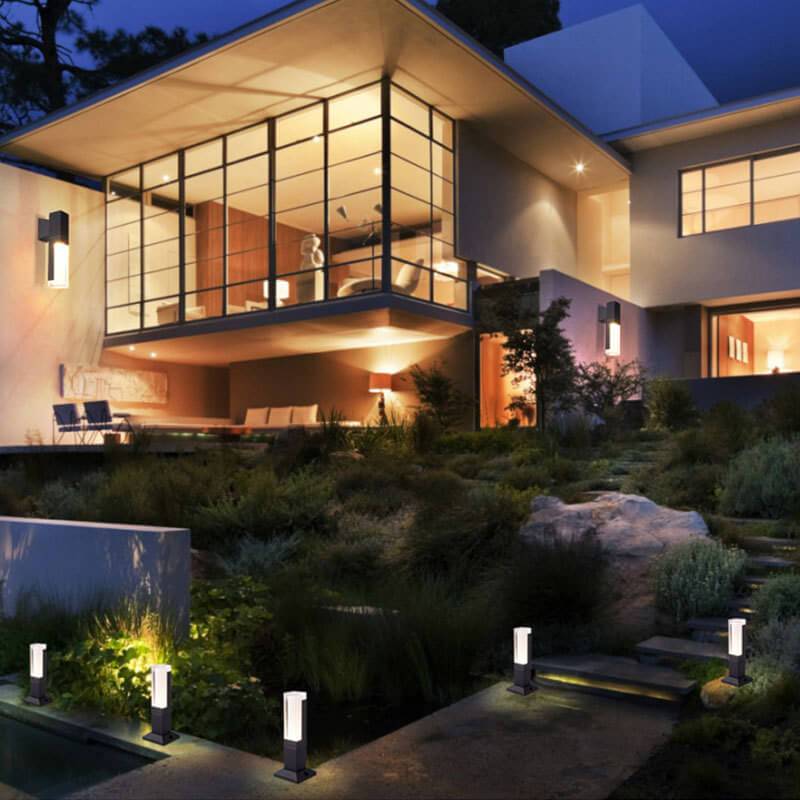 Acrylic LED Lawn Light Column - Outdoor Waterproof Garden Light
