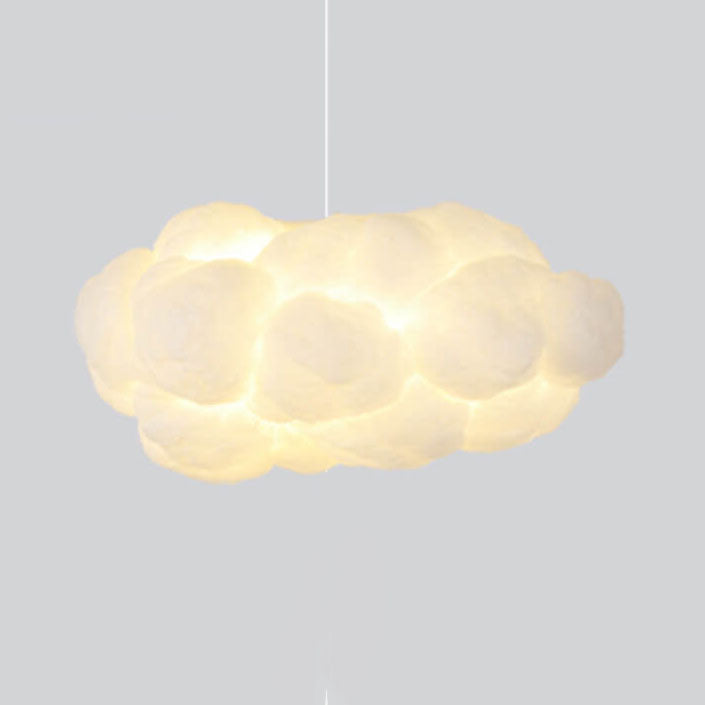 Floating Cloud LED Pendant Light - 1-Light, Modern Cloud Design