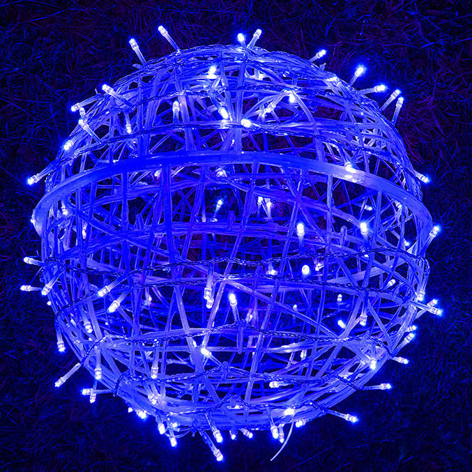 Twisted Ball LED Outdoor Hanging Light – Waterproof, Decorative Garden Light