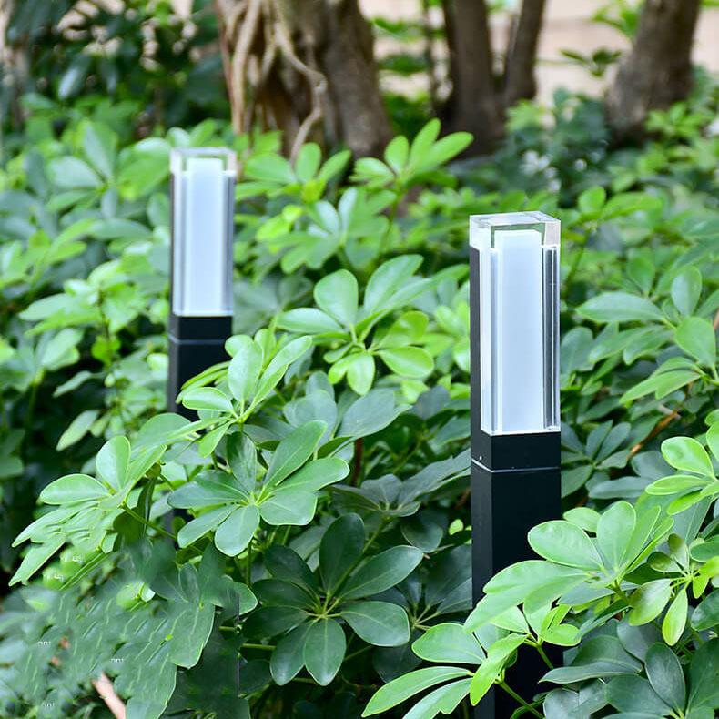 Acrylic LED Lawn Light Column - Outdoor Waterproof Garden Light