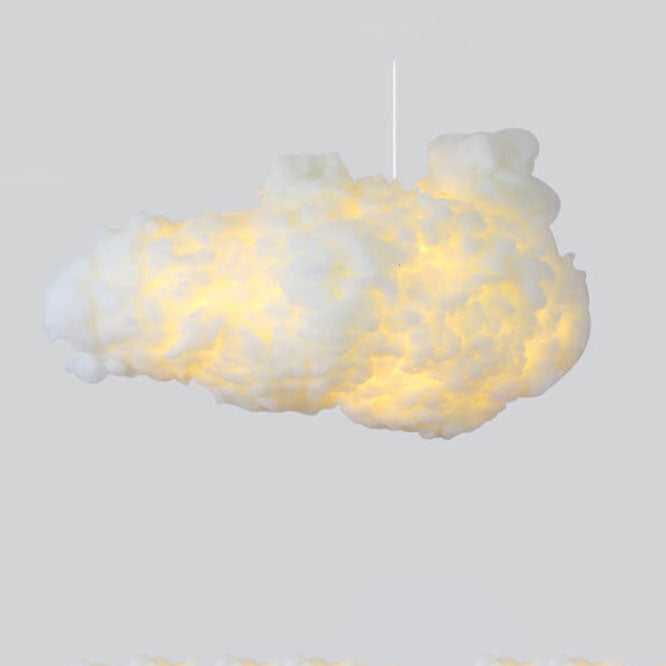 Floating Cloud LED Pendant Light - 1-Light, Modern Cloud Design