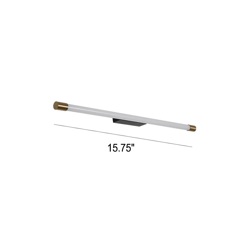 Sleek Modern Minimalist Vanity Wall Sconce — Slim Tube PC LED Lamp