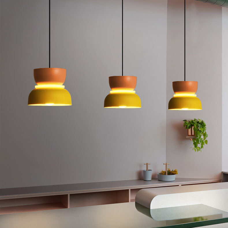 Nordic Colorful Macaron 1-Light LED Pendant Lamp