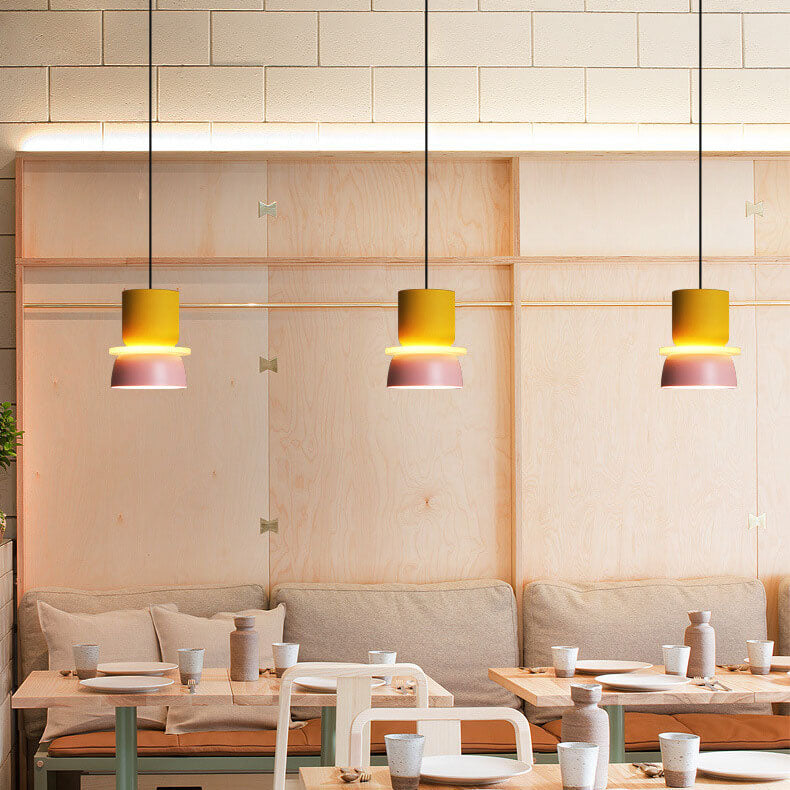 Nordic Colorful Macaron 1-Light LED Pendant Lamp