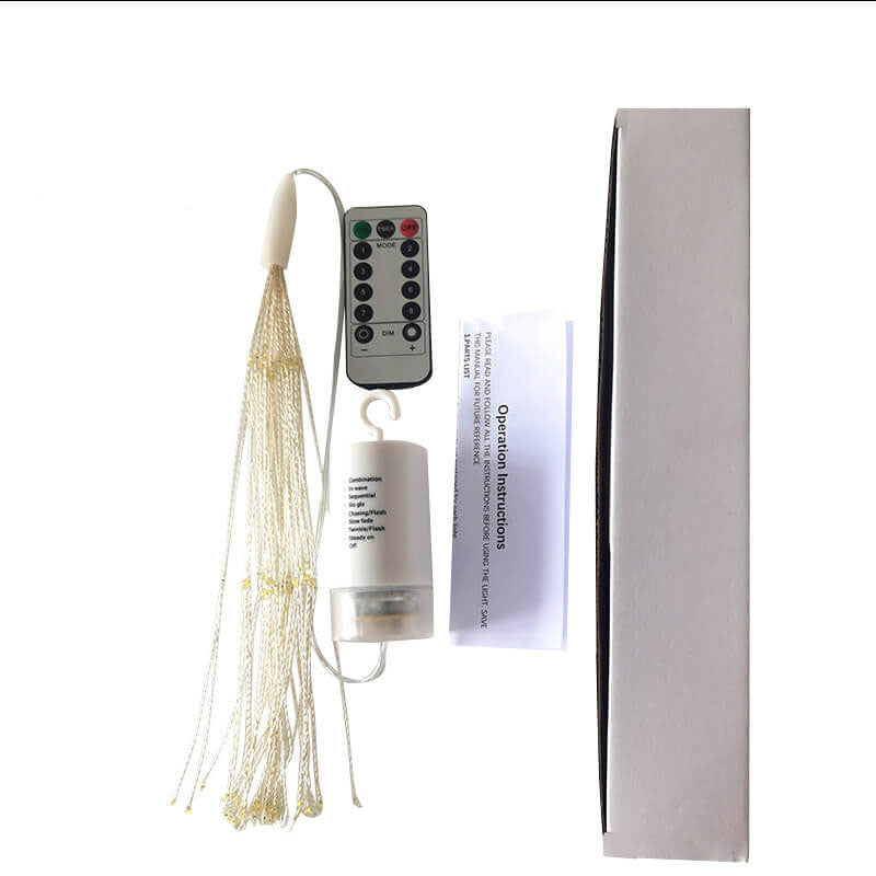 Fireworks Dandelion Copper Wire LED Light with 120/200 LEDs - Battery, USB & Solar Powered Decorative Light