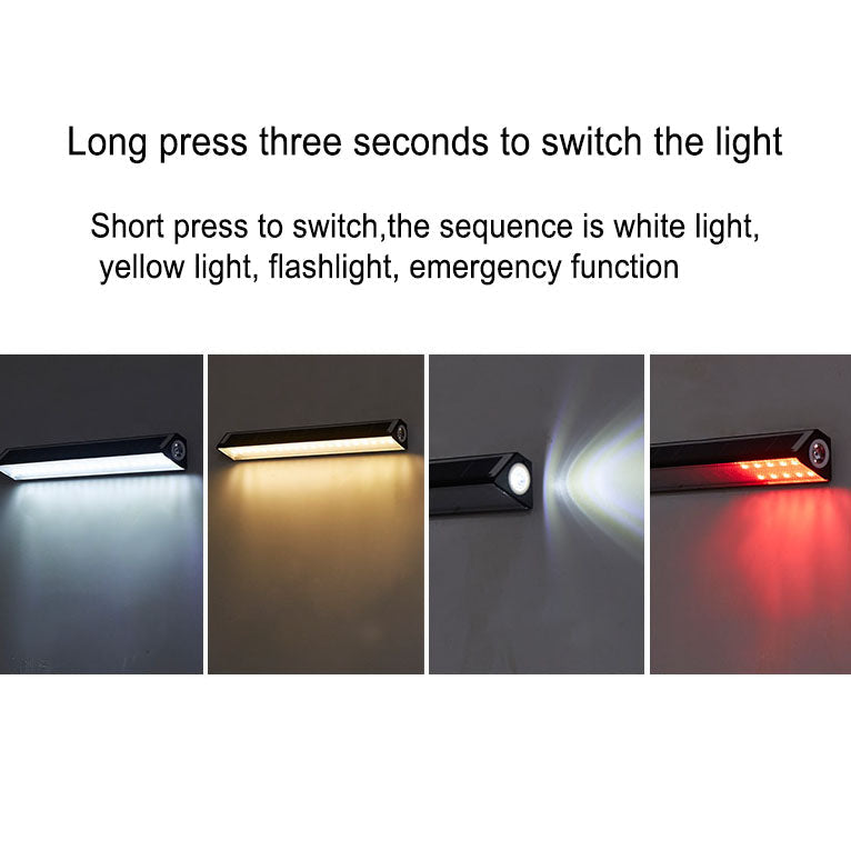 51-LED Solar Strip Magnetic Outdoor Light with USB – Multi-Function & Waterproof