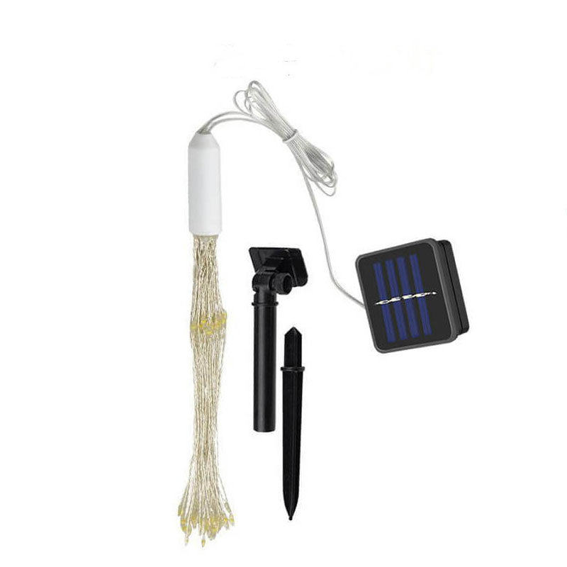 Fireworks Dandelion Copper Wire LED Light with 120/200 LEDs - Battery, USB & Solar Powered Decorative Light
