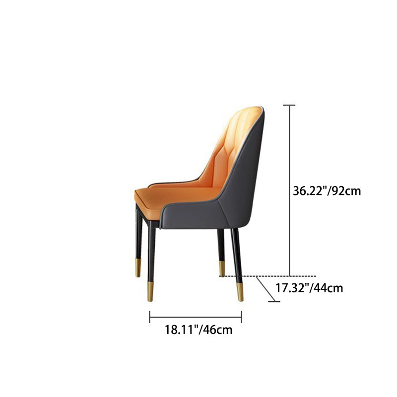 Nordic Contemporary Elliptical Wood-Glass Dining Table with 4-Chair Set