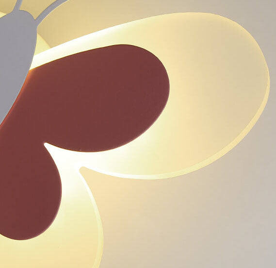 Whimsical Butterfly Acrylic LED Wall Sconce - 1-Light