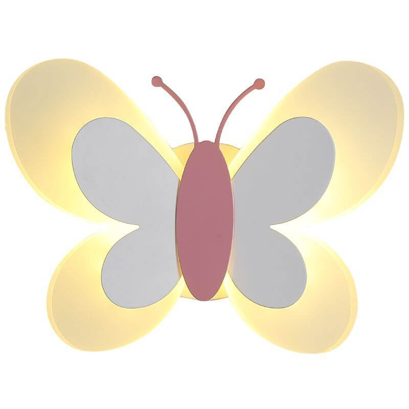 Whimsical Butterfly Acrylic LED Wall Sconce - 1-Light