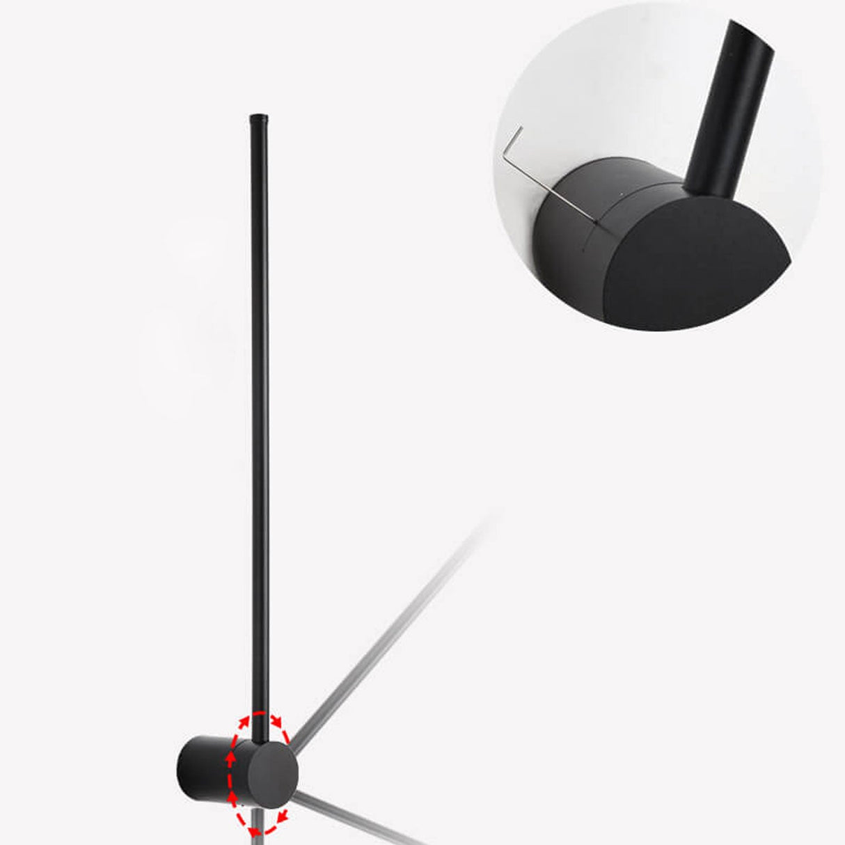 Ultra-Slim Aluminum LED Wall Sconce Lamp - Modern Minimalist Design