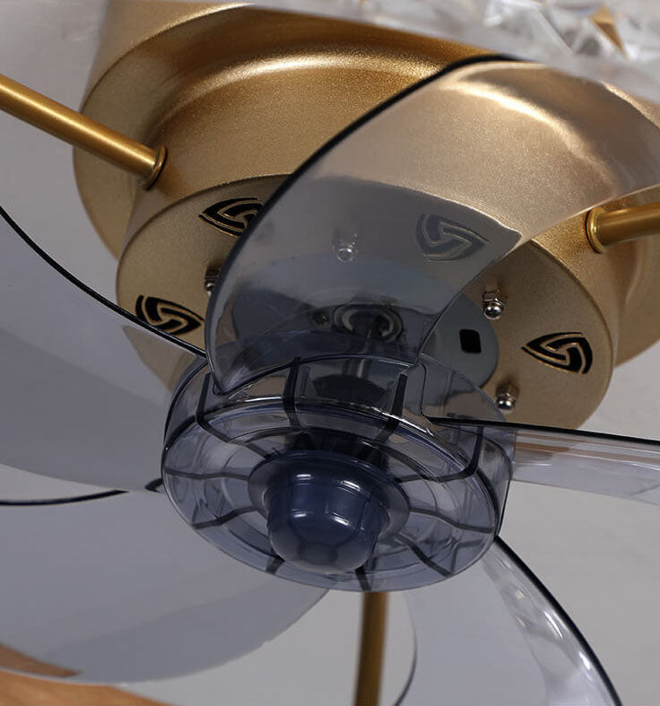 Contemporary Circle Ring LED Ceiling Fan Light – Semi-Flush Mount